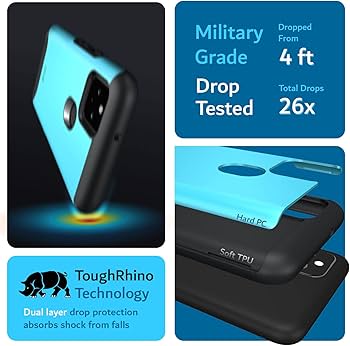 Amazon.co.jp: TUDIA Pixel5 ケース、「マージ」米軍MIL規格 2層保護